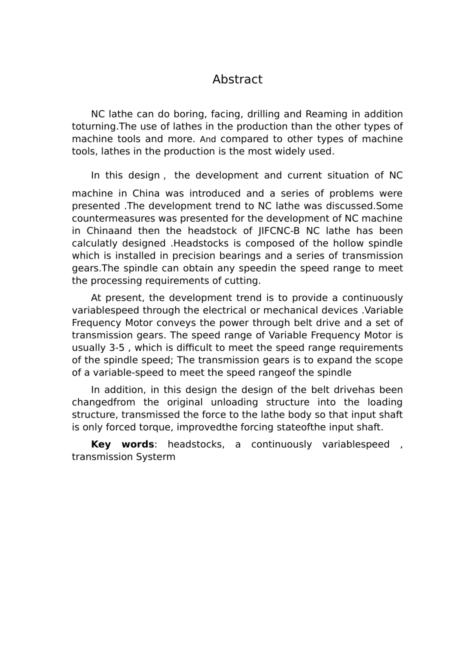 数控车床主传动设计说明_第2页
