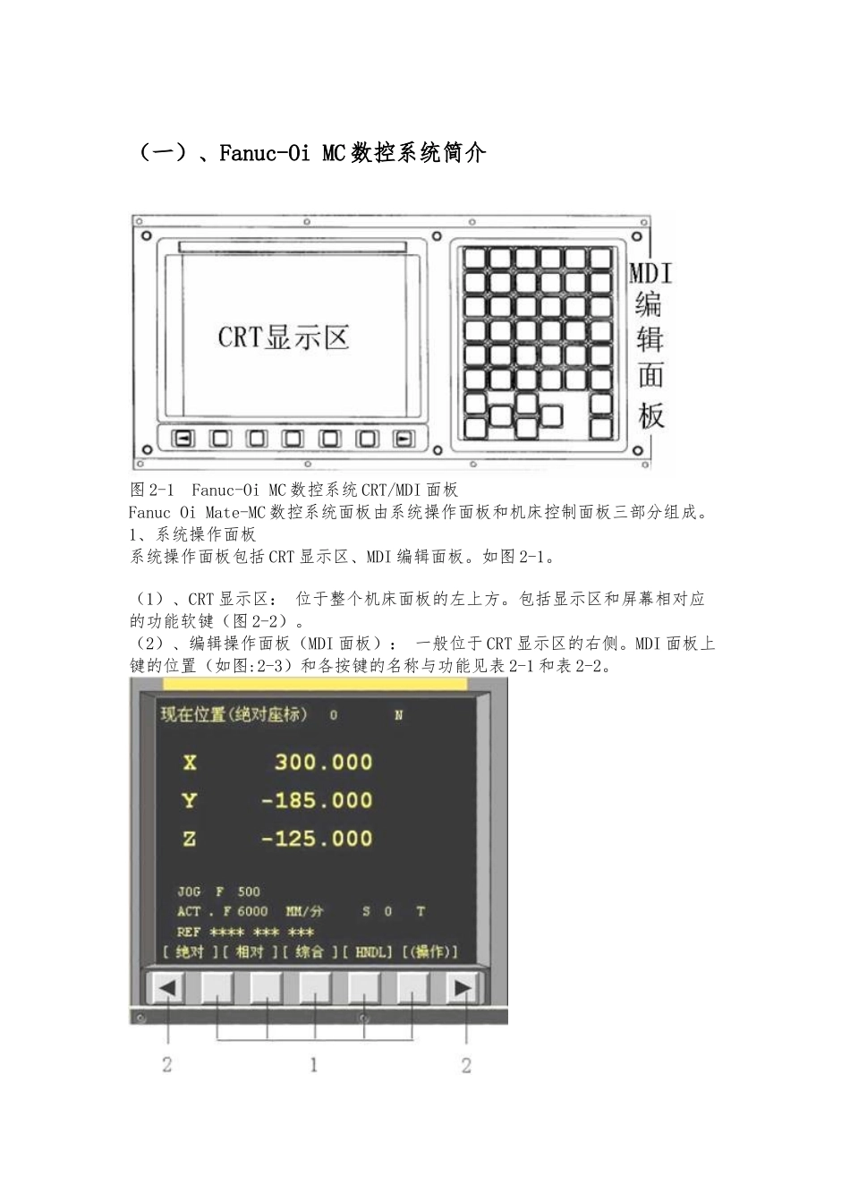 数控铣床面板操作与对刀00000000_第1页