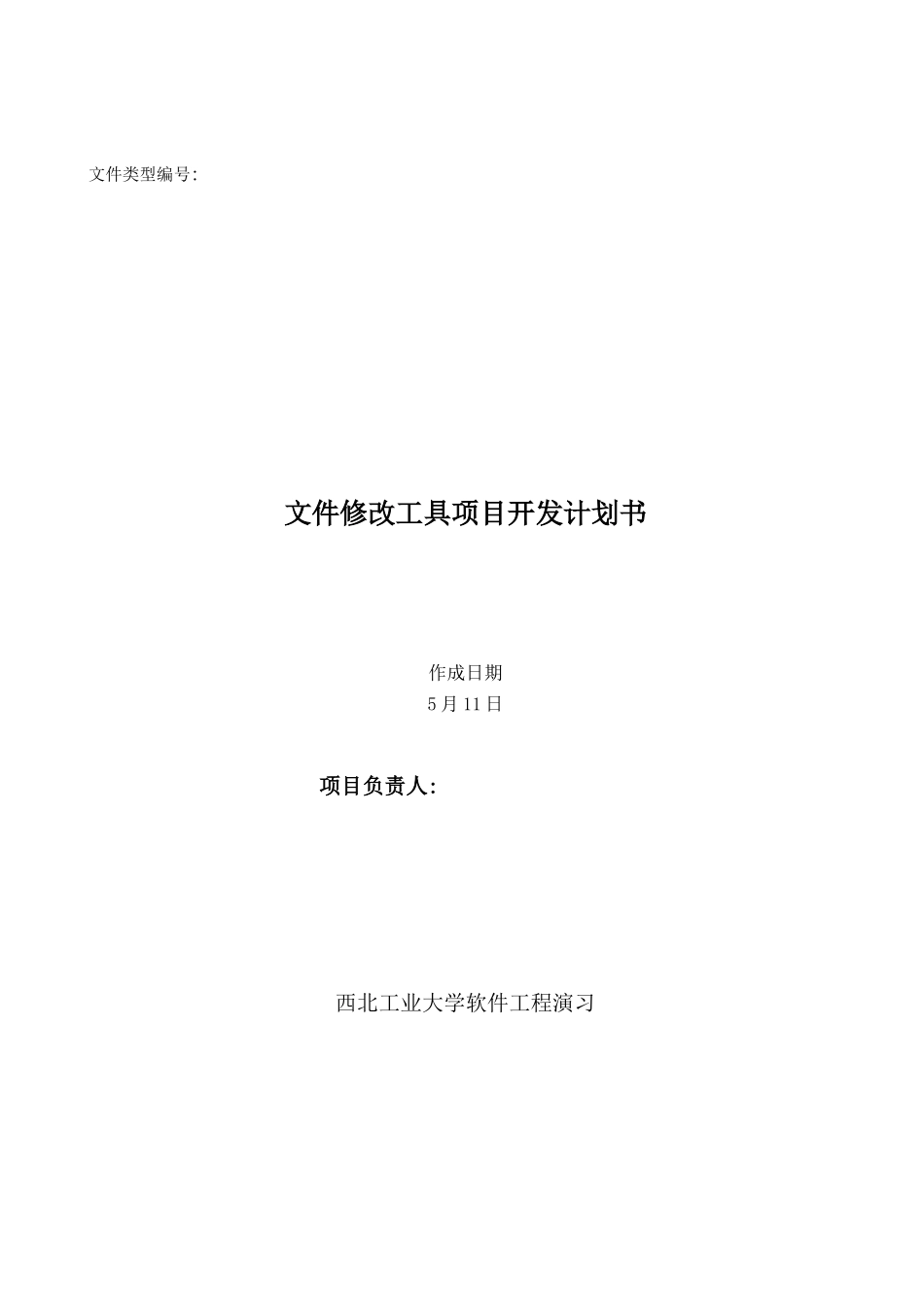 文件修改工具项目开发计划书_第1页