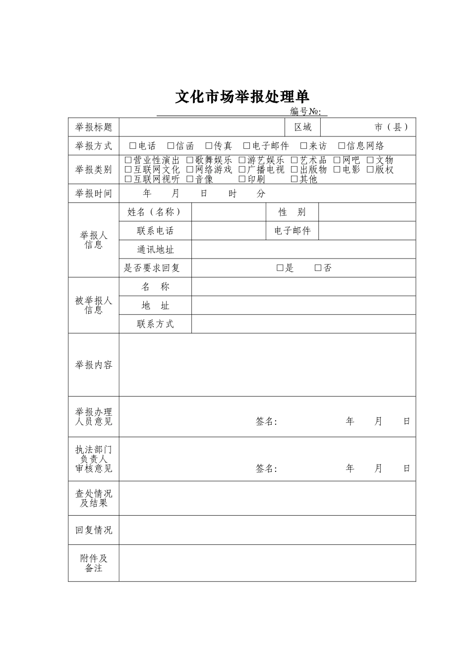 文化市场综合行政执法文书格式_第3页