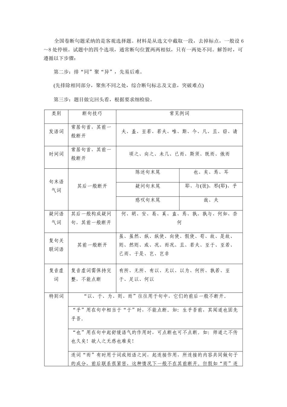 断句跟踪练习解析_第1页