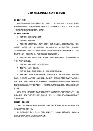 新资本管理协议填报说明汇总