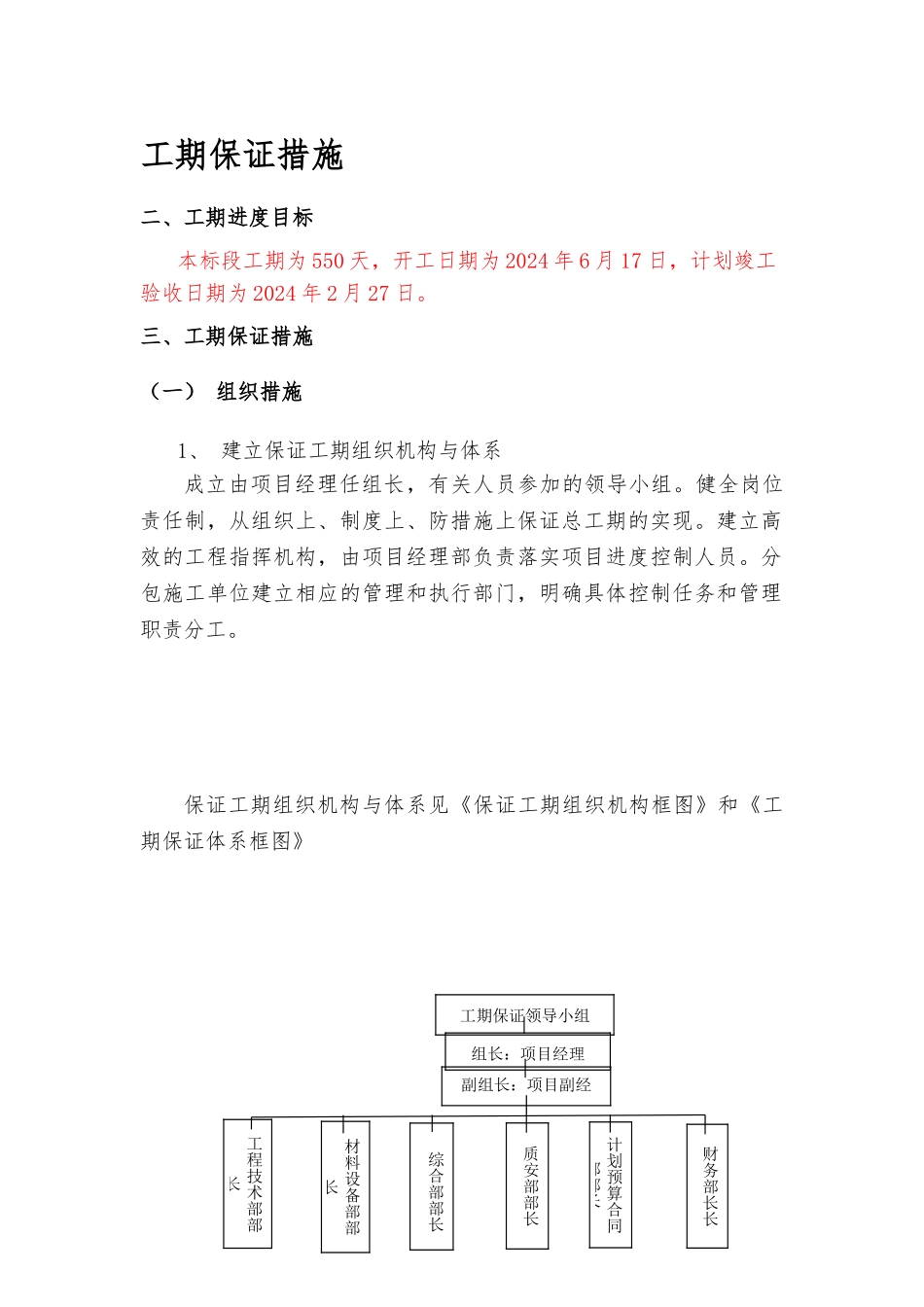 施工工期保证措施方案_第1页