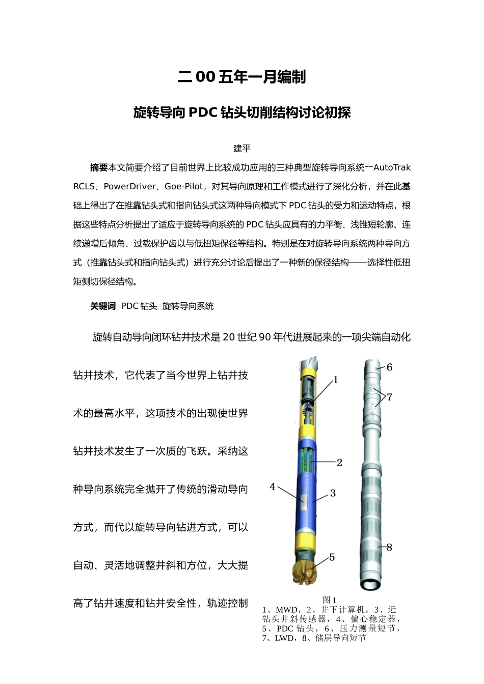 旋转导向PDC钻头结构研究初探_第2页