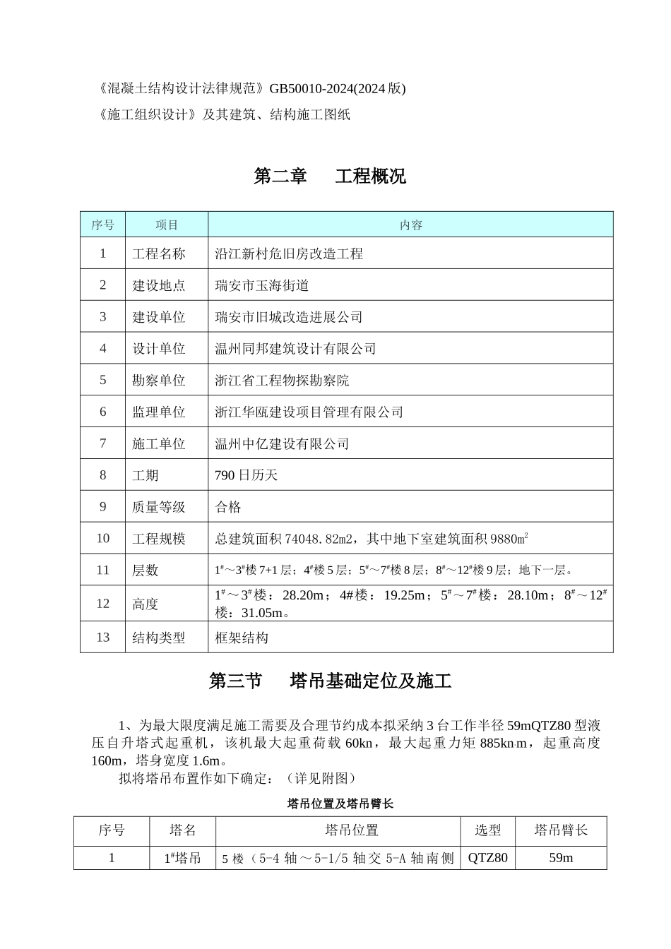 旧房改造工程塔吊施工方案_第2页