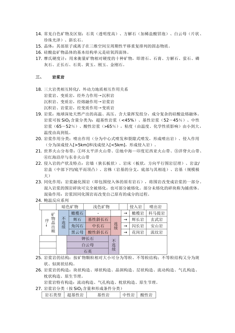 普通地质学复习概要_第2页
