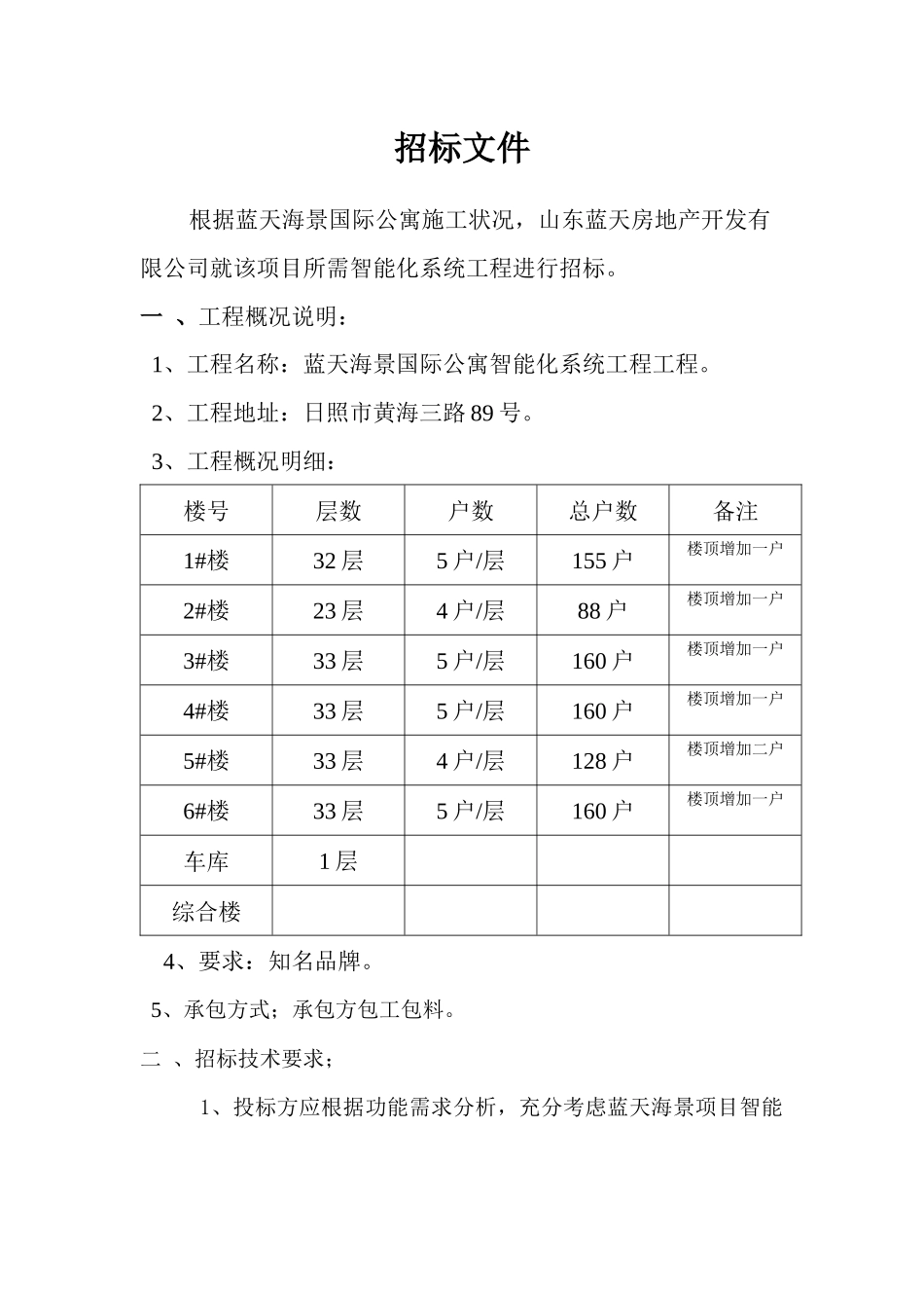 智能化招标文件_第1页