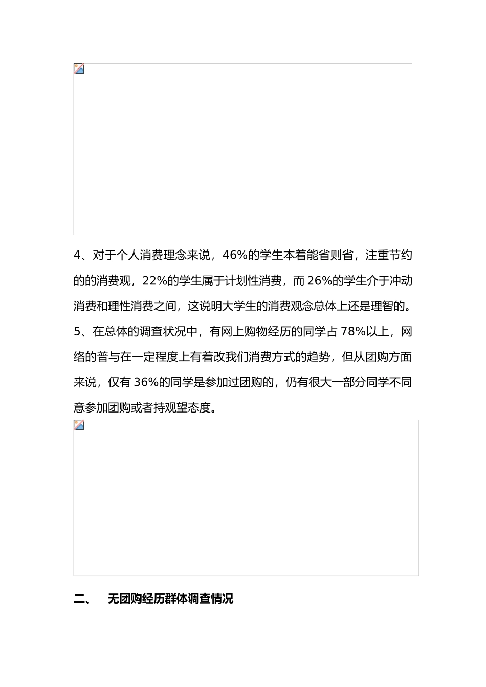 有关在校本科大学生网上团购的调查报告_第3页