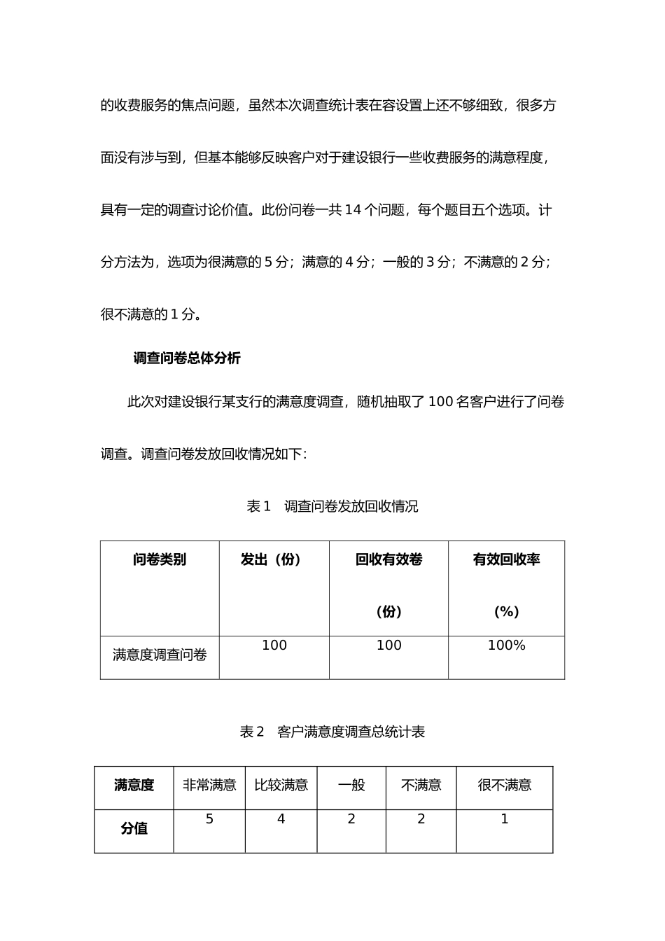 有关客户对银行收费满意度调查报告_第3页