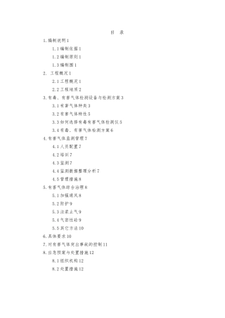 有毒有害气体方案