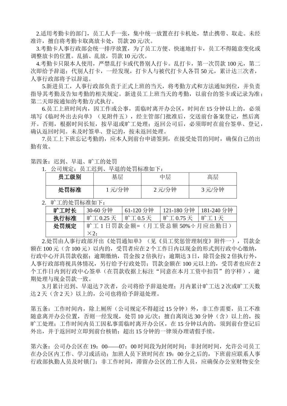 服饰企业管理制度大全汇编_第3页