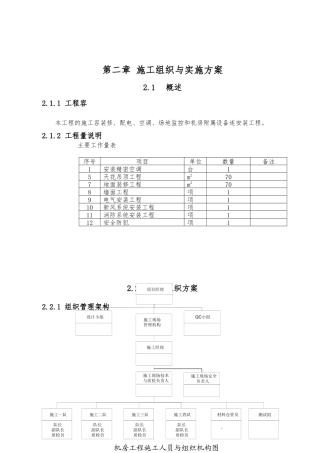 机房组织与实施计划方案