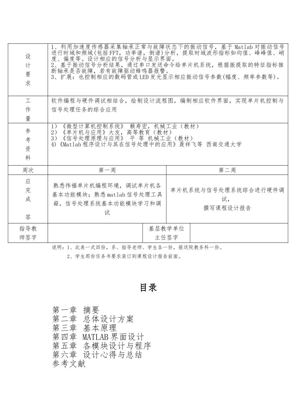 机械振动信号分析与故障警报课程设计报告书_第2页