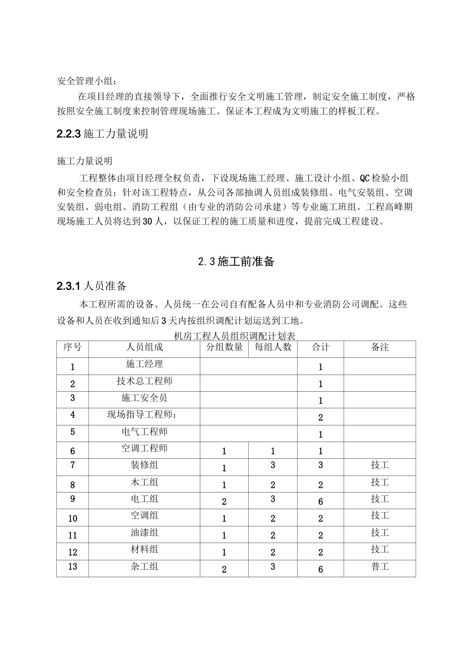 机房组织与实施方案_第3页