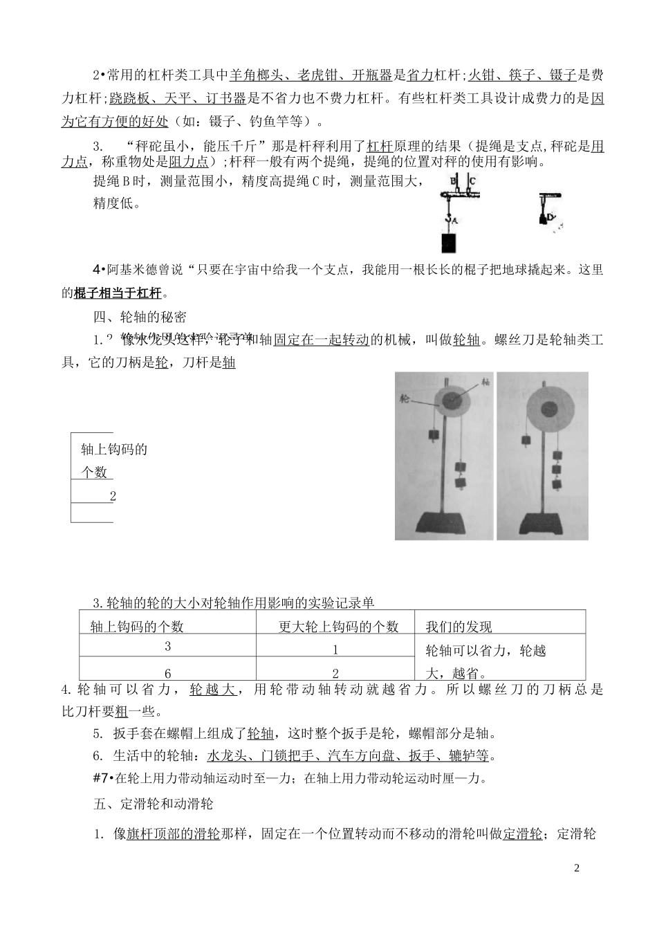 科学六上科学知识点完整版本_第2页