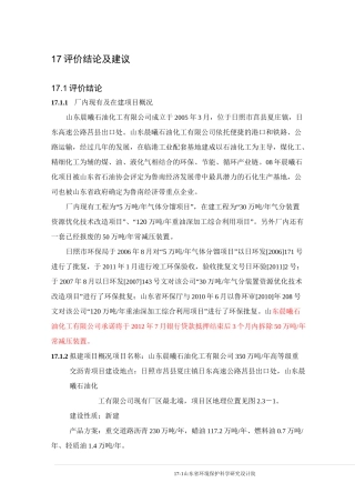 17 评价结论及建议