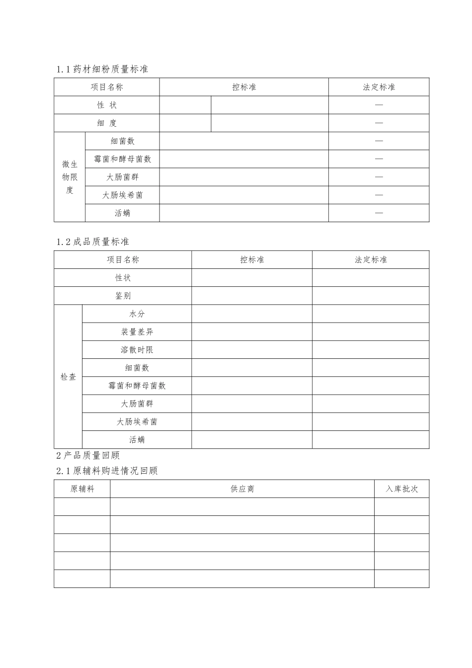 某公司产品质量回顾分析报告模版_第3页