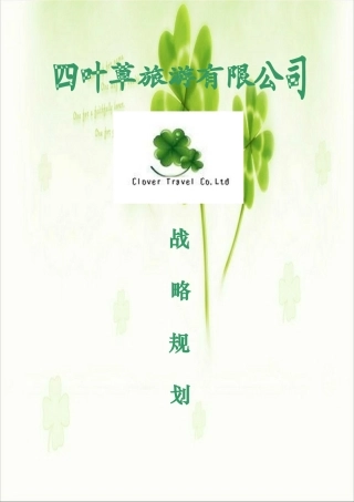 某旅游有限公司战略规划书范本