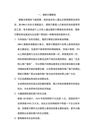 某有限公司网络推广方案