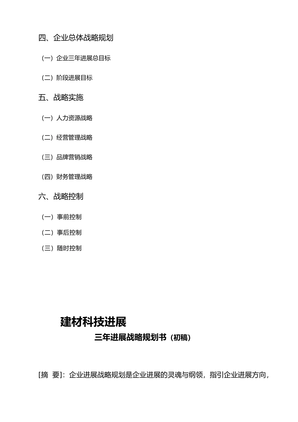 某某公司三年发展战略规划书_第3页