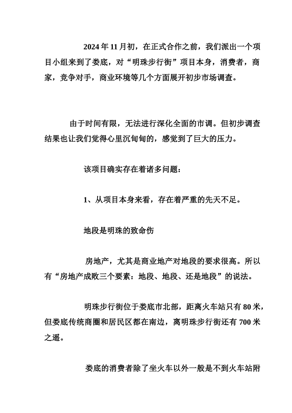 某步行街项目市场调研报告_第3页