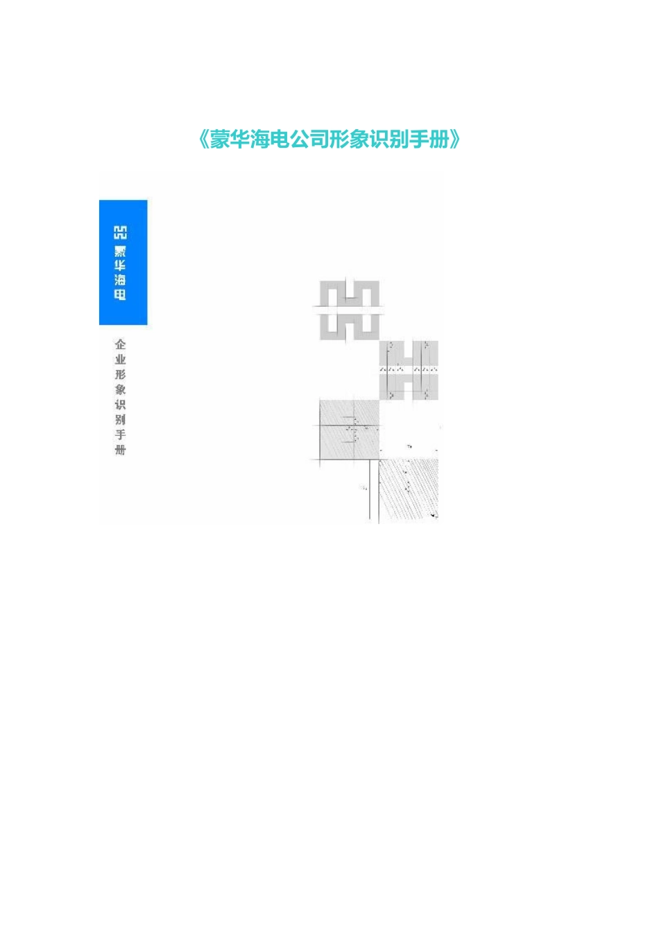 某海电公司形象识别手册范本_第1页