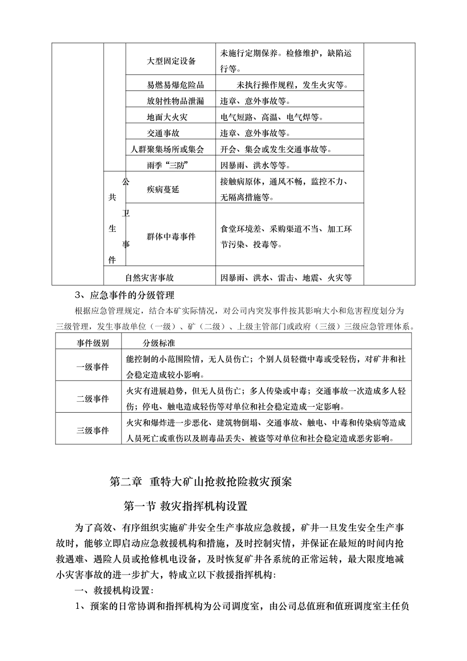 某煤矿公司安全生产事故应急救援预案_第3页