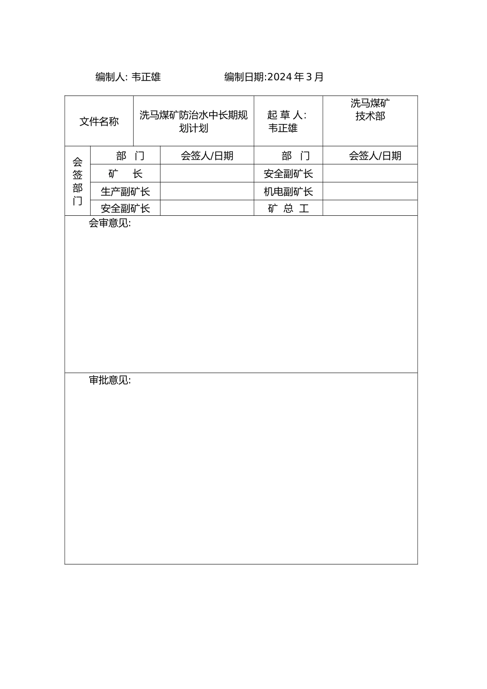 某煤矿年度防治水工作计划总结_第3页