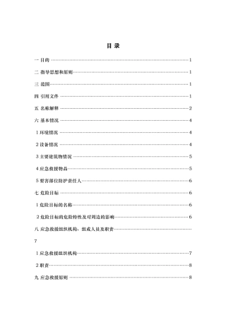 某电力实业有限责任公司应急救援预案