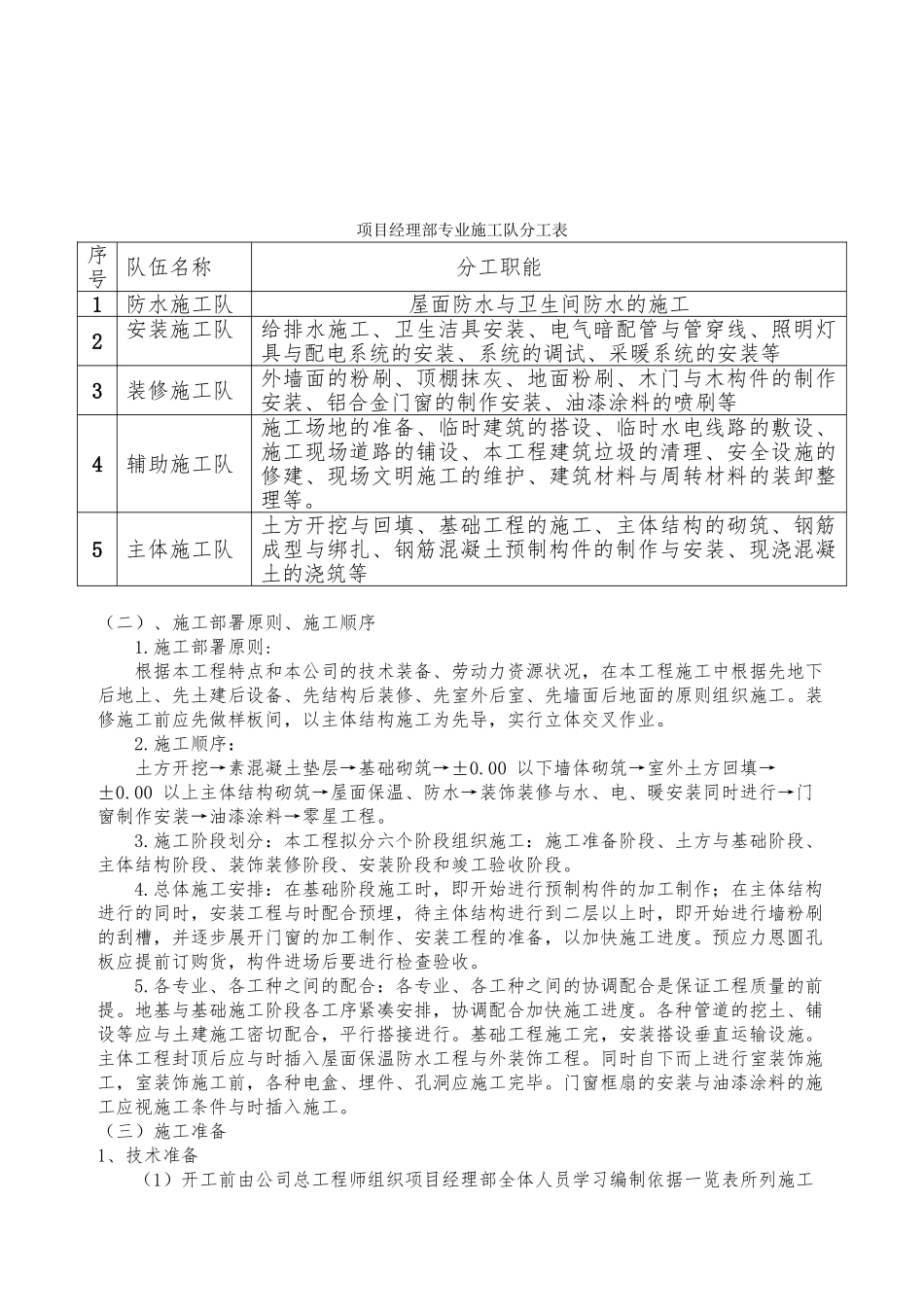 某砖混结构项目管理规划课程设计报告书_第3页