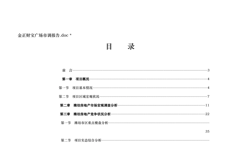 某财富广场市场调研报告范本_第1页