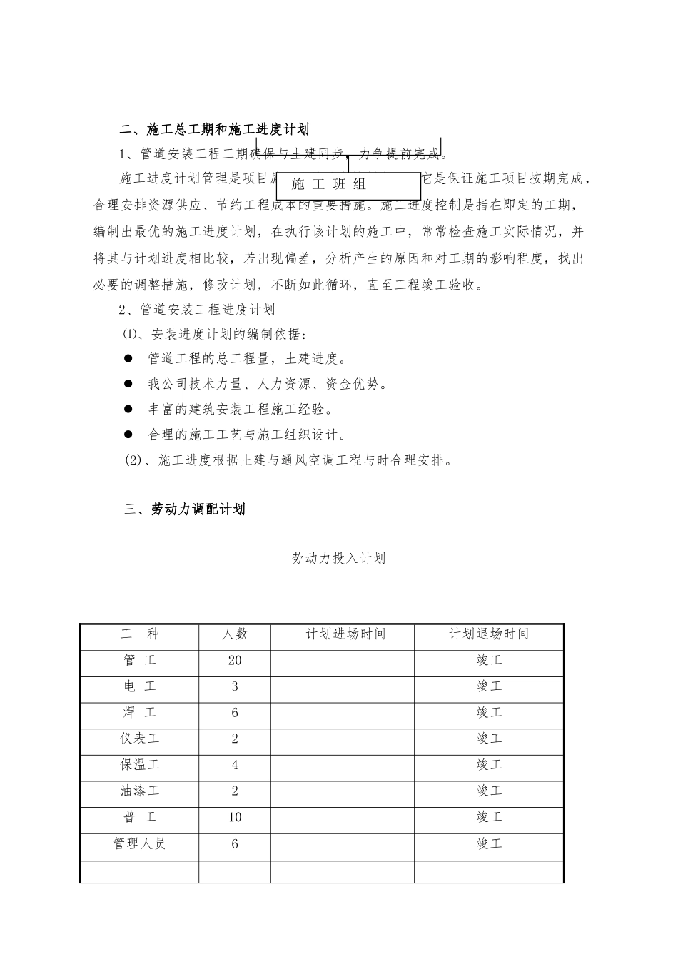 某轿车子午胎车间管道安装工程施工设计方案_第3页