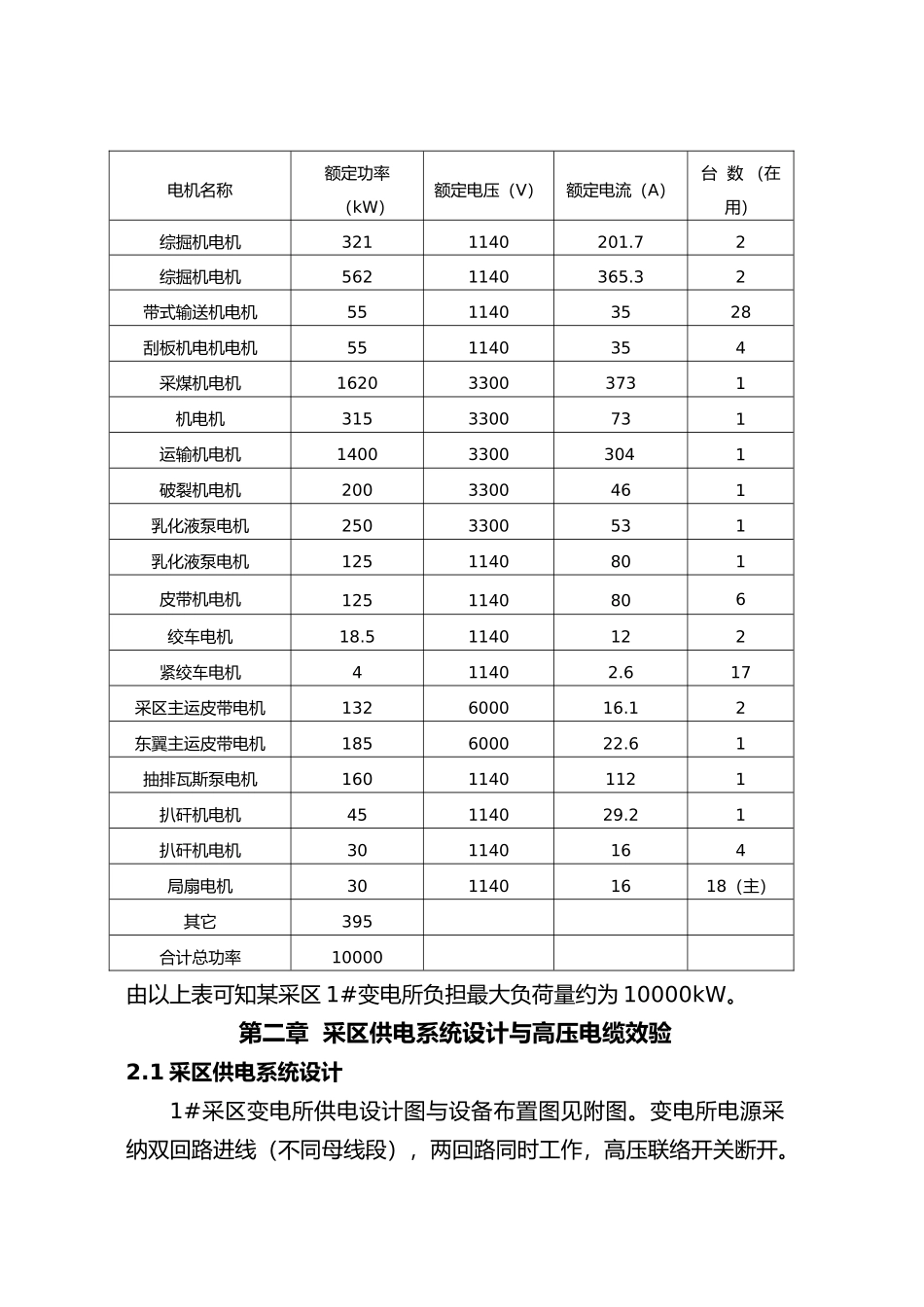 某采区供电设计说明书_第3页