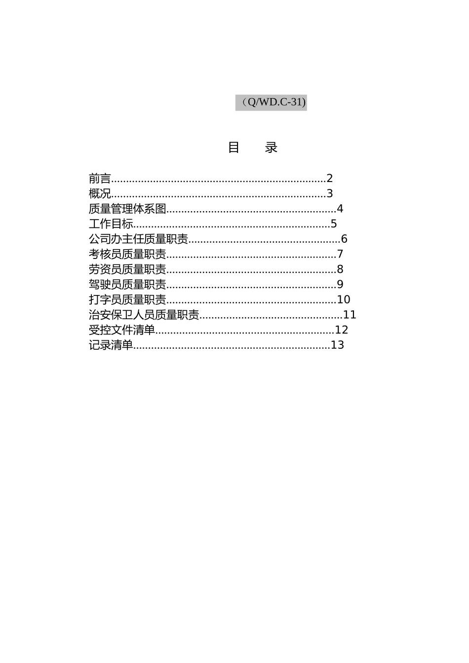 某重工股份有限公司部门管理手册范本_第1页