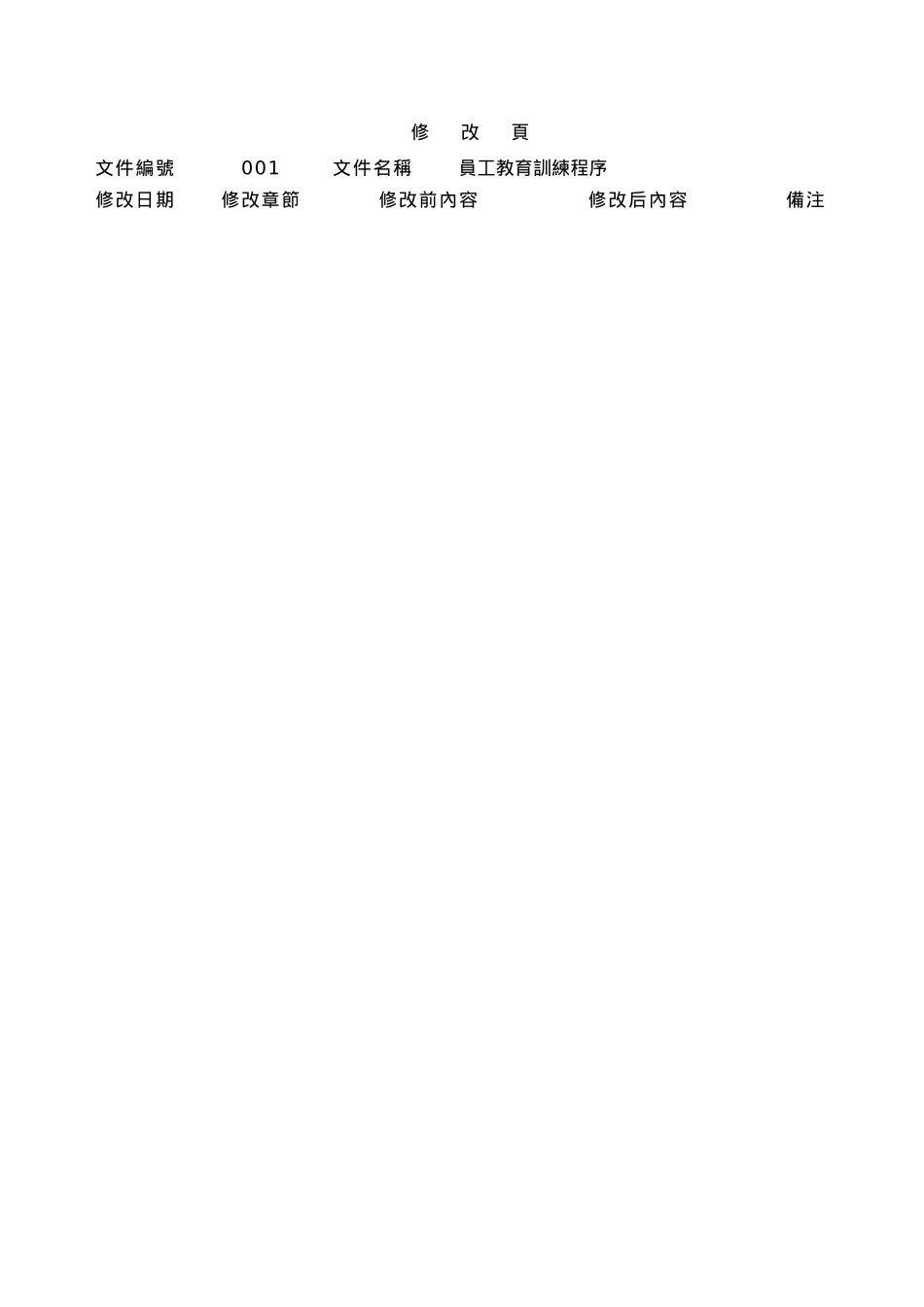 某金属公司员工教育训练管理程序_第3页