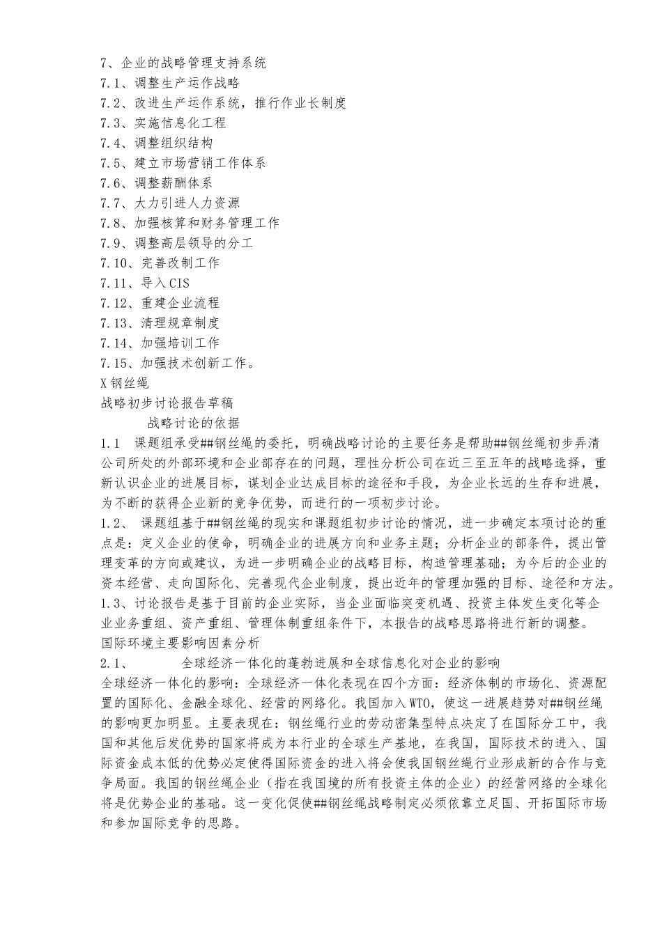 某钢丝绳有限公司战略研究报告_第2页
