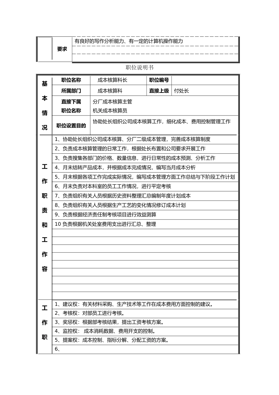 某钢铁公司各部门主管岗位职责说明_第3页