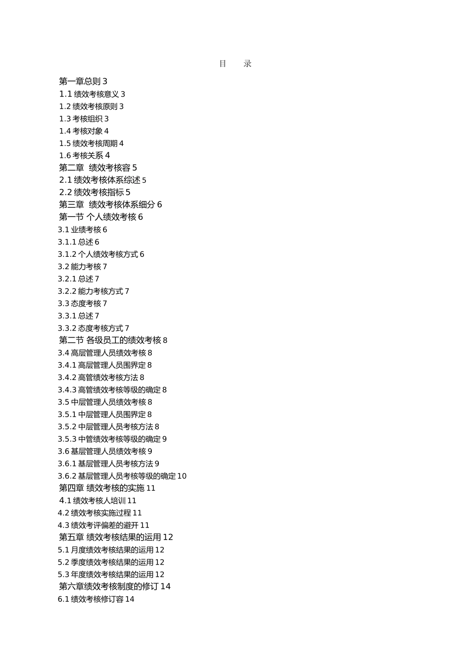 某集团员工绩效考核手册范本_第2页