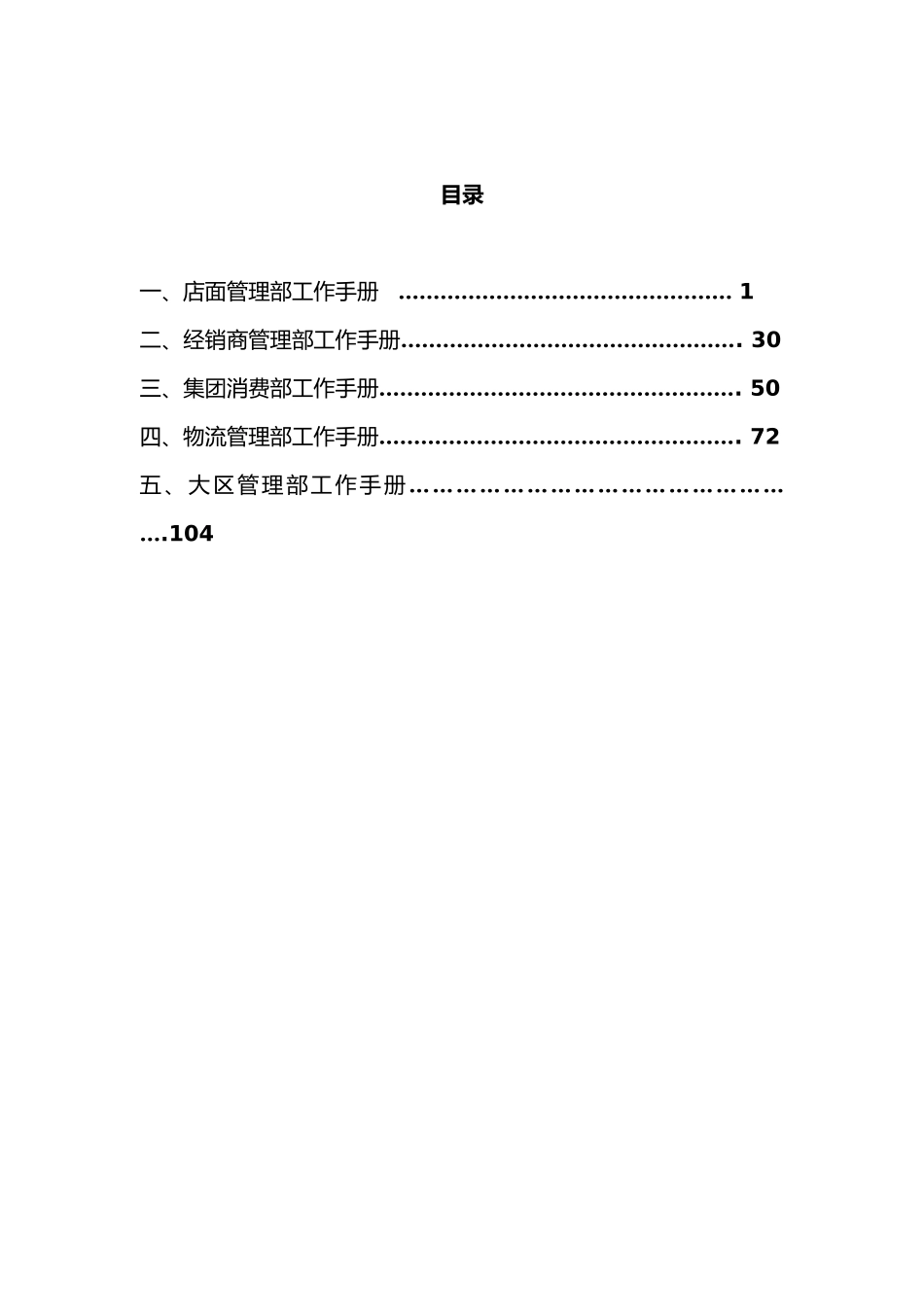 某集团营销总部店面管理部工作手册范本_第2页