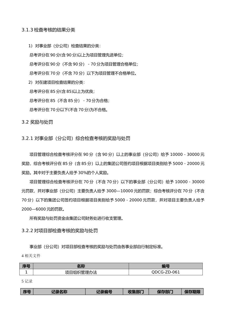 某项目管理检查与考核办法_第3页