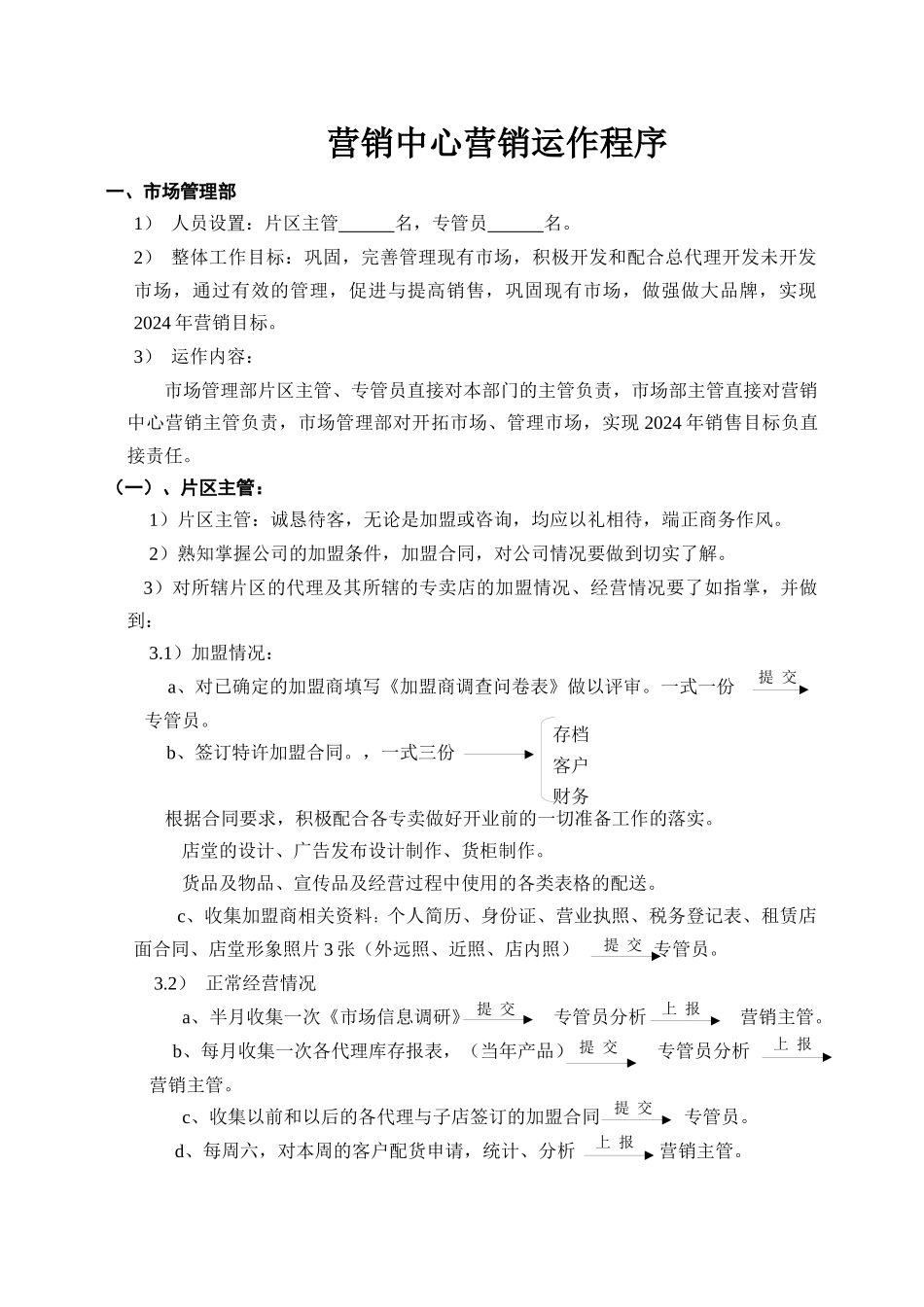 柒牌营销中心运作程序分析报告_第2页