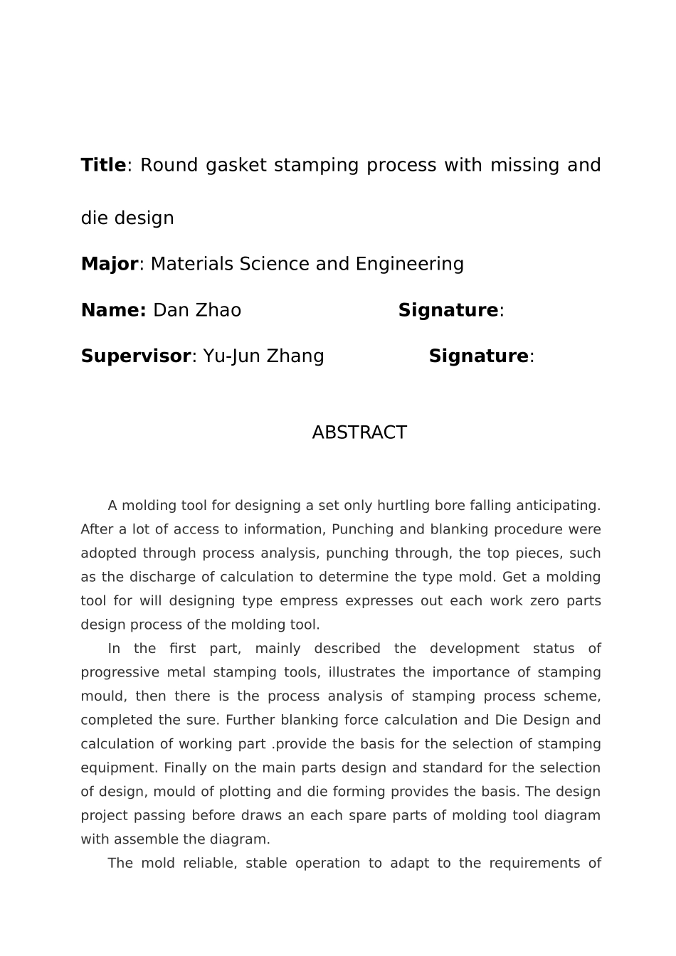 模具冲压毕业设计_第2页