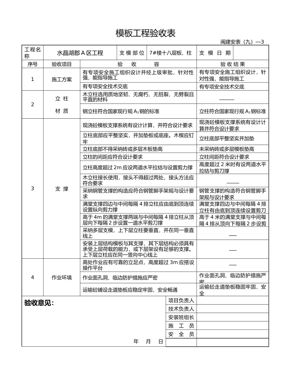 模板工程验收表_第2页
