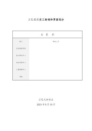 正弘瓴筑交付质量观感和交工标准培训资料全