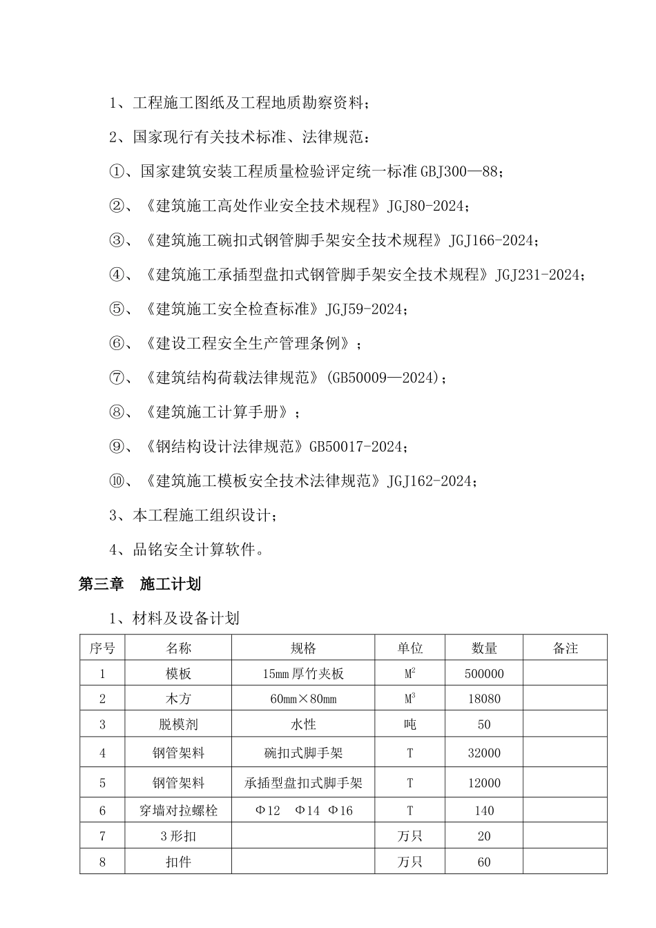 武广东广场模板施工方案_第3页