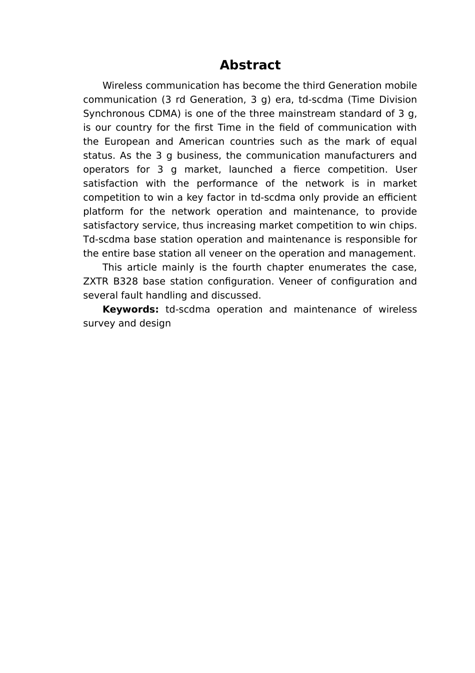 毕业论文TDSCDMA基站勘察与维护_第3页