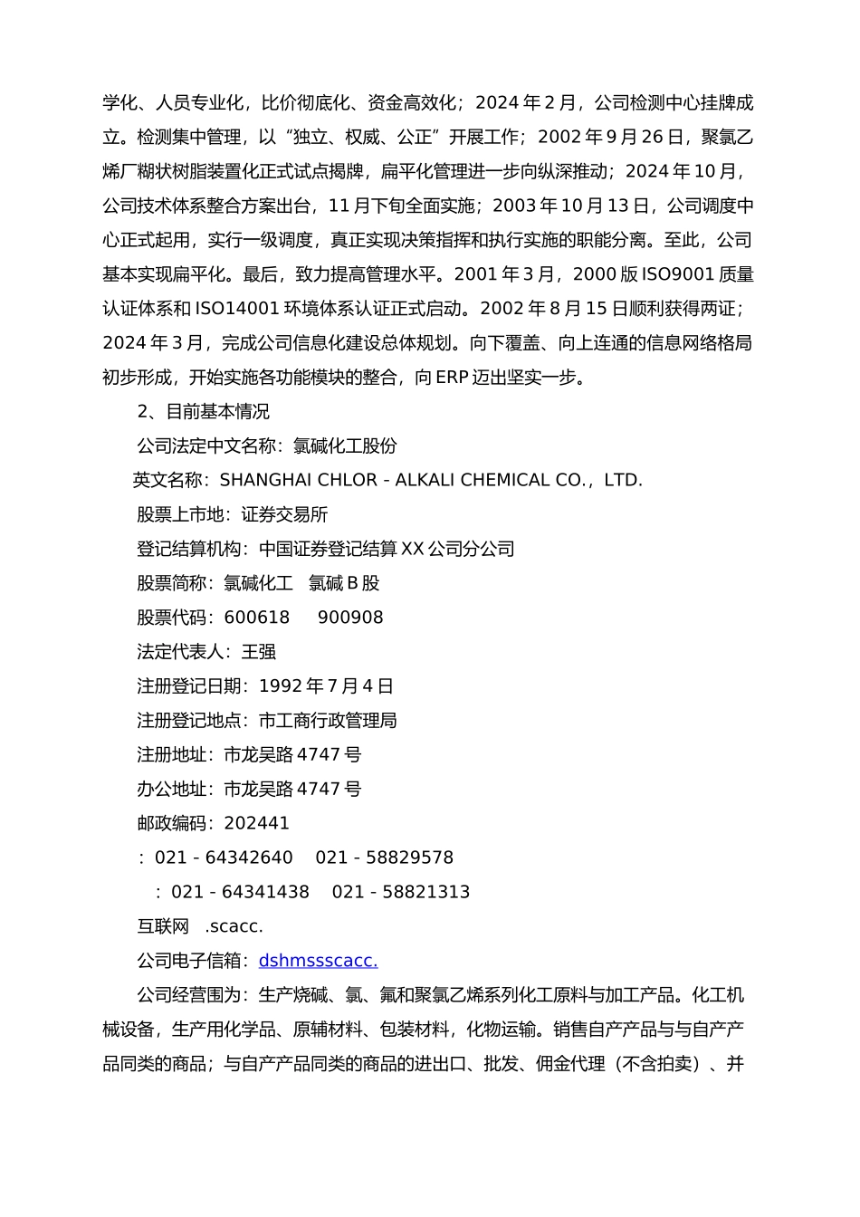 氯碱化工公司治理专项活动分析报告_第3页