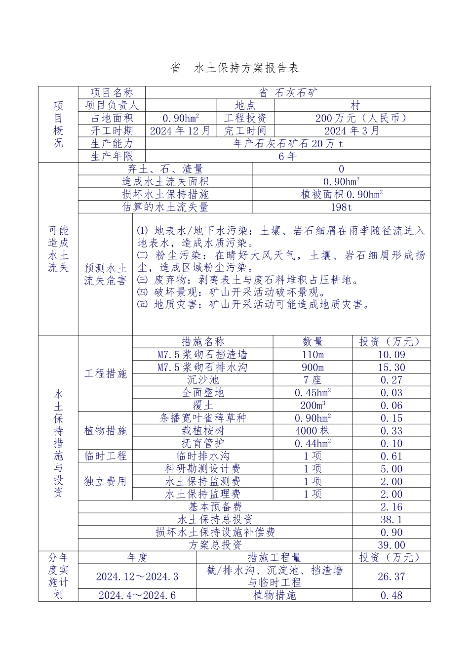 水土保持方案报告表_第2页