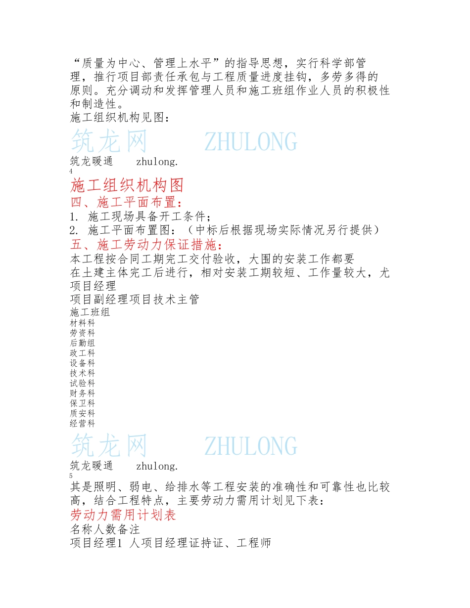 水电暖工程施工设计方案_第3页