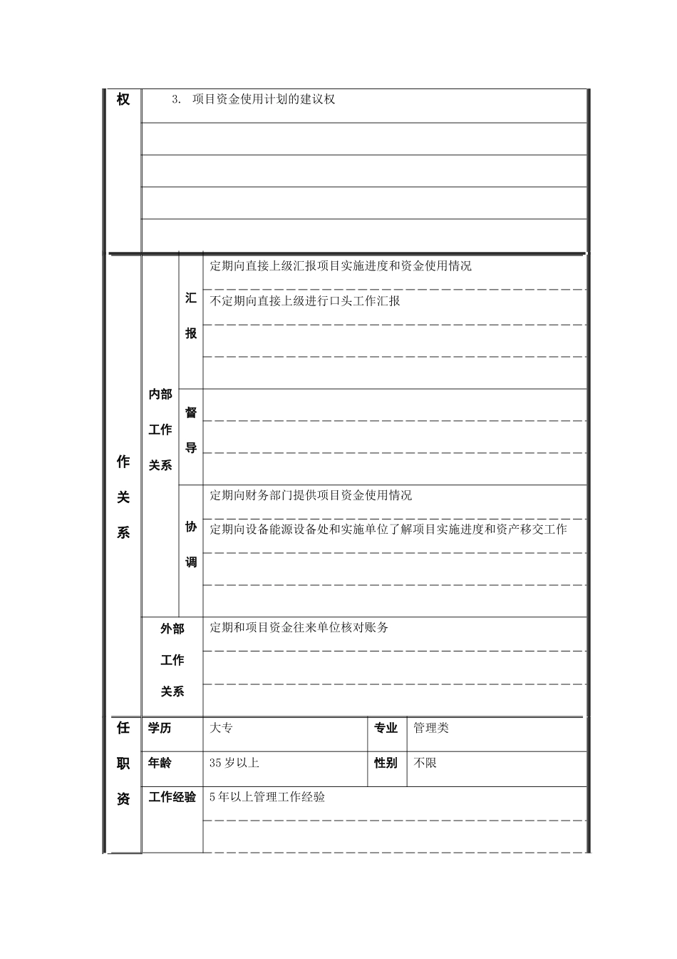 江动股份-资金运作员职务说明书_第2页